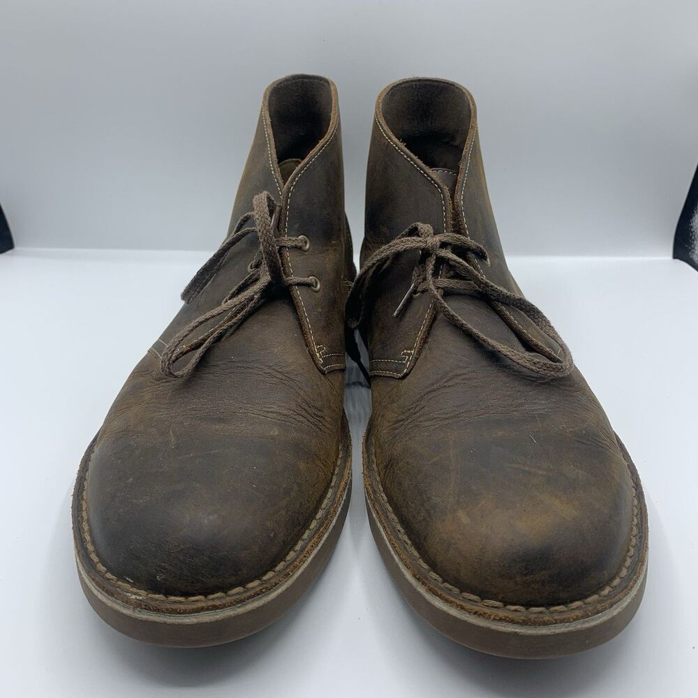 Clarks Bushacre 2 Beeswax Desert Boot Chukka Size 11 Men's Brown - Picture 6 of 8